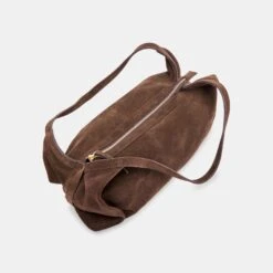 BILLY SHOULDER BAG CHOCOLATE SUEDE(Billy Shoulder Bag Chocolate Suede) -Dolce Vita Shop DOLCEVITA SHOULDERBAG BILLY ESPRESSOSUEDE 3