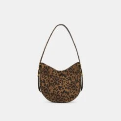BREE SHOULDER BAG LEOPARD SUEDE(Bree Shoulder Bag Leopard Suede) -Dolce Vita Shop DOLCEVITA SHOULDERBAG BREE L LEOPARDSUEDE 1