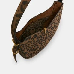 BREE SHOULDER BAG LEOPARD SUEDE(Bree Shoulder Bag Leopard Suede) -Dolce Vita Shop DOLCEVITA SHOULDERBAG BREE L LEOPARDSUEDE 5
