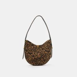 BREE SHOULDER BAG LEOPARD SUEDE(Bree Shoulder Bag Leopard Suede)