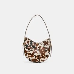 BREE SHOULDER BAG COCOA CALF HAIR(Bree Shoulder Bag Cocoa Calf Hair)