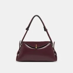 DEVYN SHOULDER BAG BURGUNDY LEATHER(Devyn Shoulder Bag Burgundy Leather)