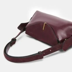 DEVYN SHOULDER BAG BURGUNDY LEATHER(Devyn Shoulder Bag Burgundy Leather) -Dolce Vita Shop DOLCEVITA SHOULDERBAG DEVYN BURGUNDYLEATHER 3