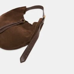 OAKLEY TOTE CHOCOLATE SUEDE(Oakley Tote Chocolate Suede) -Dolce Vita Shop DOLCEVITA SHOULDERBAG OAKLEY CHOCOLATESUEDE 3
