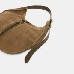 OAKLEY TOTE OLIVE SUEDE(Oakley Tote Olive Suede) -Dolce Vita Shop DOLCEVITA SHOULDERBAG OAKLEY OLIVESUEDE 3