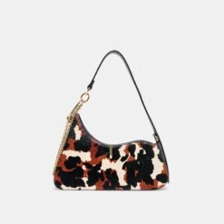 PRYA SHOULDER BAG BROWN PRINTED CALF HAIR(Prya Shoulder Bag Brown Printed Calf Hair) -Dolce Vita Shop DOLCEVITA SHOULDERBAG PRYA H BROWNPRINTCALFHAIR 4
