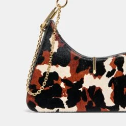 PRYA SHOULDER BAG BROWN PRINTED CALF HAIR(Prya Shoulder Bag Brown Printed Calf Hair) -Dolce Vita Shop DOLCEVITA SHOULDERBAG PRYA H BROWNPRINTCALFHAIR 5