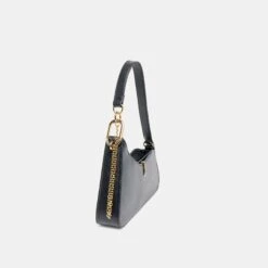 PRYA SHOULDER BAG BLACK LEATHER(Prya Shoulder Bag Black Leather) -Dolce Vita Shop DOLCEVITA SHOULDERBAG PRYA BLACKLEATHER 8