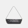SAVAII WOVEN SHOULDER BAG BLACK WOVEN LEATHER(Savaii Woven Shoulder Bag Black Woven Leather)