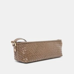 SAVAII WOVEN SHOULDER BAG BROWN WOVEN LEATHER(Savaii Woven Shoulder Bag Brown Woven Leather) -Dolce Vita Shop DOLCEVITA SHOULDERBAG SAVAII W BROWNWOVENLEATHER 2