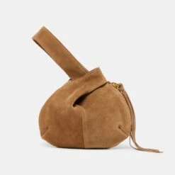 ZURY HANDBAG CAMEL SUEDE(Zury Handbag Camel Suede) -Dolce Vita Shop DOLCEVITA SHOULDERBAG ZURY BROWNSUEDE 6
