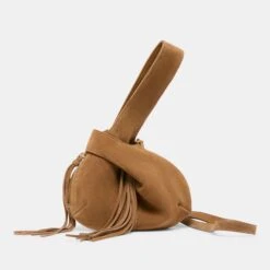 ZURY HANDBAG CAMEL SUEDE(Zury Handbag Camel Suede) -Dolce Vita Shop DOLCEVITA SHOULDERBAG ZURY BROWNSUEDE 7