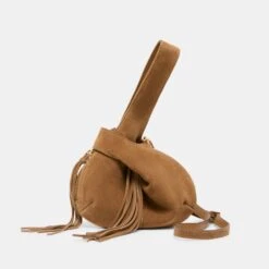 ZURY HANDBAG CAMEL SUEDE(Zury Handbag Camel Suede) -Dolce Vita Shop DOLCEVITA SHOULDERBAG ZURY BROWNSUEDE 8