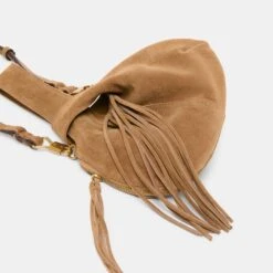ZURY HANDBAG CAMEL SUEDE(Zury Handbag Camel Suede) -Dolce Vita Shop DOLCEVITA SHOULDERBAG ZURY BROWNSUEDE 9