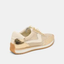 B.NTCD MESH SNEAKERS GOLD WOVEN MESH(B Ntcd Mesh Sneakers Gold Woven Mesh) -Dolce Vita Shop DOLCEVITA SNEAKERS B.NTCDMESH GOLDWOVENMESH 03
