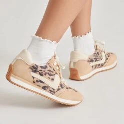 B.NTCD SNEAKERS LT LEOPARD SUEDE(B Ntcd Sneakers Lt Leopard Suede) -Dolce Vita Shop DOLCEVITA SNEAKERS B.NTCD LTLEOPARDSUEDE ONFOOT 01