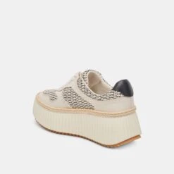 DANDI SNEAKERS BLACK NATURAL RAFFIA(Dandi Sneakers Black Natural Raffia) -Dolce Vita Shop DOLCEVITA SNEAKERS DANDI BLACK NATURALRAFFIA 08