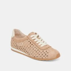 DANIE EYELET PERF SNEAKERS CAMEL SUEDE(Danie Eyelet Perf Sneakers Camel Suede) -Dolce Vita Shop DOLCEVITA SNEAKERS DANIEEYELETPERF CAMELSUEDE 01 d7fd254b 3197 4463 b271 1b0280ea147e