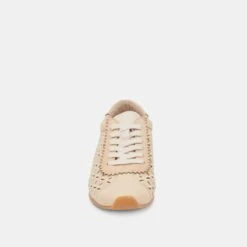 DANIE EYELET PERF SNEAKERS LT NATURAL RAFFIA(Danie Eyelet Perf Sneakers Lt Natural Raffia) -Dolce Vita Shop DOLCEVITA SNEAKERS DANIEEYELETPERF CAMELSUEDE 04