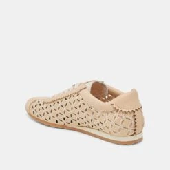 DANIE EYELET PERF SNEAKERS LT NATURAL RAFFIA(Danie Eyelet Perf Sneakers Lt Natural Raffia) -Dolce Vita Shop DOLCEVITA SNEAKERS DANIEEYELETPERF CAMELSUEDE 09