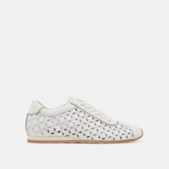 DANIE EYELET PERF SNEAKERS TRUE WHITE LEATHER(Danie Eyelet Perf Sneakers True White Leather)