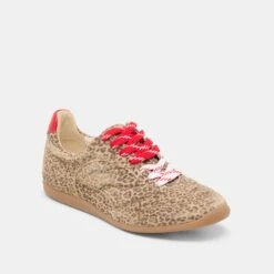 LAINI SNEAKERS TAN LEOPARD PRINTED SUEDE(Laini Sneakers Tan Leopard Printed Suede) -Dolce Vita Shop DOLCEVITA SNEAKERS LAINI TANLEOPARDPRINTEDSUEDE 01