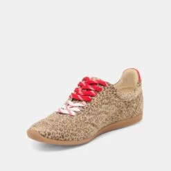 LAINI SNEAKERS TAN LEOPARD PRINTED SUEDE(Laini Sneakers Tan Leopard Printed Suede) -Dolce Vita Shop DOLCEVITA SNEAKERS LAINI TANLEOPARDPRINTEDSUEDE 08