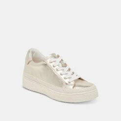 LENNIX SNEAKERS LIGHT GOLD METALLIC LEATHER - Re:vita(Lennix Sneakers Light Gold Metallic Leather Mqlnnkx4_w Resale) -Dolce Vita Shop DOLCEVITA SNEAKERS LENNIX LIGHTGOLDMETALLICLEATHER 01 d2c8f80d 66a3 422c 8629 30c9d01c79aa