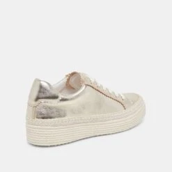 LENNIX SNEAKERS LIGHT GOLD METALLIC LEATHER(Lennix Sneakers Light Gold Metallic Leather) -Dolce Vita Shop DOLCEVITA SNEAKERS LENNIX LIGHTGOLDMETALLICLEATHER 03