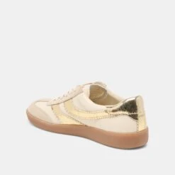 MERIT SNEAKERS WHITE GOLD LEATHER(Merit Sneakers White Gold Leather) -Dolce Vita Shop DOLCEVITA SNEAKERS MERIT WHITEGOLDLEATHER 08