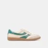 MERIT SNEAKERS WHITE GREEN LEATHER(Merit Sneakers White Green Leather)