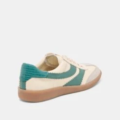 MERIT SNEAKERS WHITE GREEN LEATHER(Merit Sneakers White Green Leather) -Dolce Vita Shop DOLCEVITA SNEAKERS MERIT WHITEGREENLEATHER 03