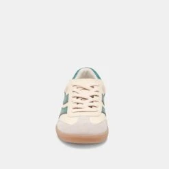 MERIT SNEAKERS WHITE GREEN LEATHER(Merit Sneakers White Green Leather) -Dolce Vita Shop DOLCEVITA SNEAKERS MERIT WHITEGREENLEATHER 04