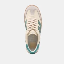 MERIT SNEAKERS WHITE GREEN LEATHER(Merit Sneakers White Green Leather) -Dolce Vita Shop DOLCEVITA SNEAKERS MERIT WHITEGREENLEATHER 06