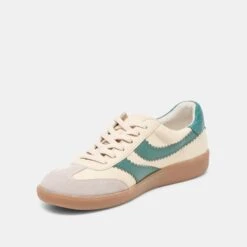 MERIT SNEAKERS WHITE GREEN LEATHER(Merit Sneakers White Green Leather) -Dolce Vita Shop DOLCEVITA SNEAKERS MERIT WHITEGREENLEATHER 09