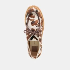 MILZA LOAFERS COCOA CALF HAIR(Milza Loafers Cocoa Calf Hair) -Dolce Vita Shop DOLCEVITA SNEAKERS MILZA COCOACALFHAIR 06