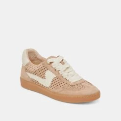 NOTICE EYELET PERF SNEAKERS CAMEL SUEDE(Notice Eyelet Perf Sneakers Camel Suede) -Dolce Vita Shop DOLCEVITA SNEAKERS NOTICEEYELETPERF CAMELSUEDE 01
