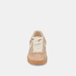 NOTICE EYELET PERF SNEAKERS CAMEL SUEDE(Notice Eyelet Perf Sneakers Camel Suede) -Dolce Vita Shop DOLCEVITA SNEAKERS NOTICEEYELETPERF CAMELSUEDE 04