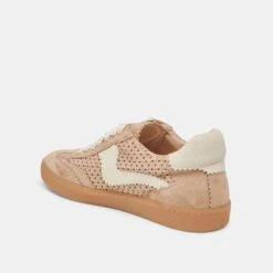 NOTICE EYELET PERF SNEAKERS CAMEL SUEDE(Notice Eyelet Perf Sneakers Camel Suede) -Dolce Vita Shop DOLCEVITA SNEAKERS NOTICEEYELETPERF CAMELSUEDE 09