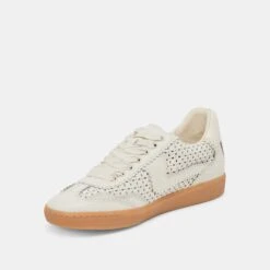 NOTICE EYELET PERF SNEAKERS WHITE LEATHER(Notice Eyelet Perf Sneakers White Leather) -Dolce Vita Shop DOLCEVITA SNEAKERS NOTICEEYELETPERF WHITELEATHER 08