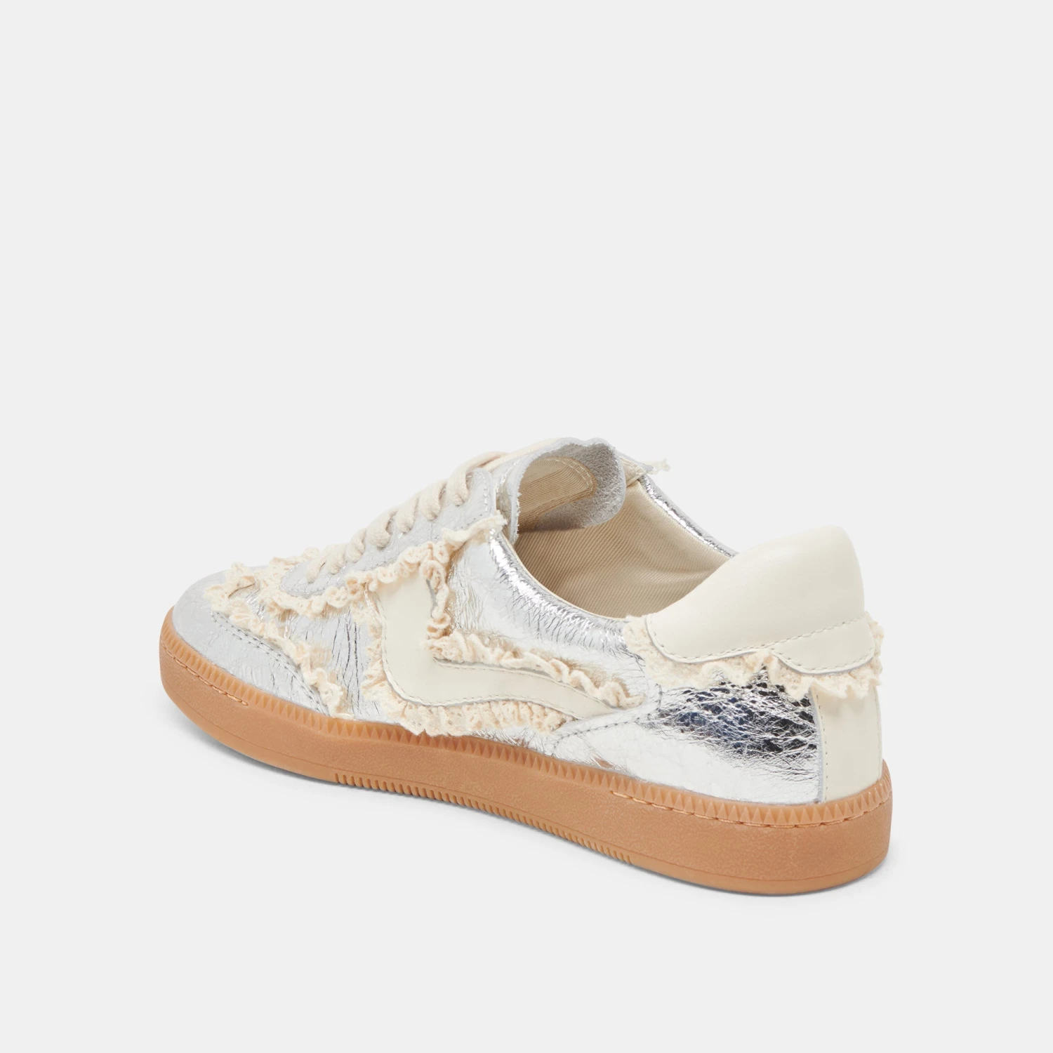 NOTICE LACE SNEAKERS SILVER DISTRESSED LEATHER - Re:vita(Notice Lace Sneakers Silver Distressed Leather 6xjcxrtesr Resale) 7 NOTICE LACE SNEAKERS SILVER DISTRESSED LEATHER - Re:vita(Notice Lace Sneakers Silver Distressed Leather 6xjcxrtesr Resale) - Image 7