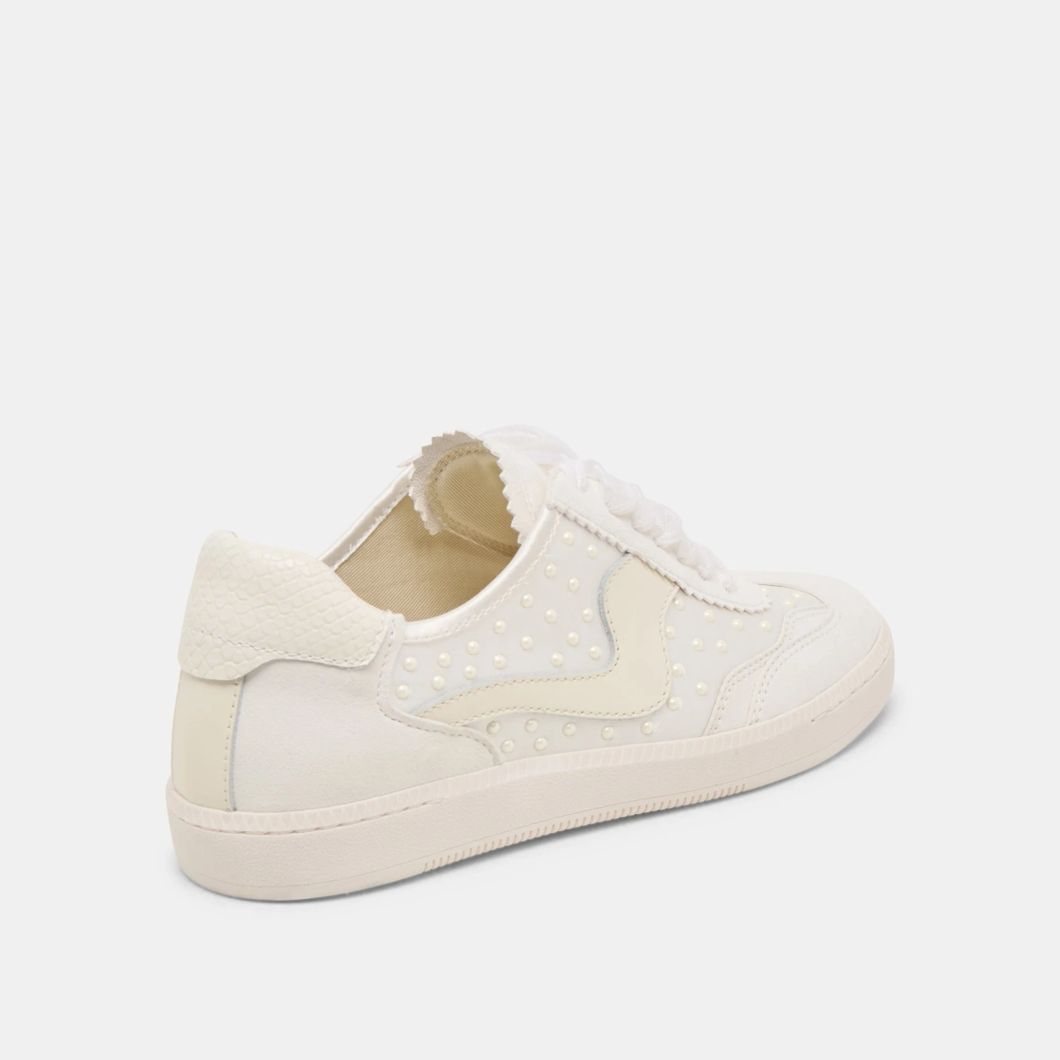 NOTICE PEARL SNEAKERS OFF WHITE SATIN(Notice Pearl Sneakers Off White Satin) 5 NOTICE PEARL SNEAKERS OFF WHITE SATIN(Notice Pearl Sneakers Off White Satin) - Image 5