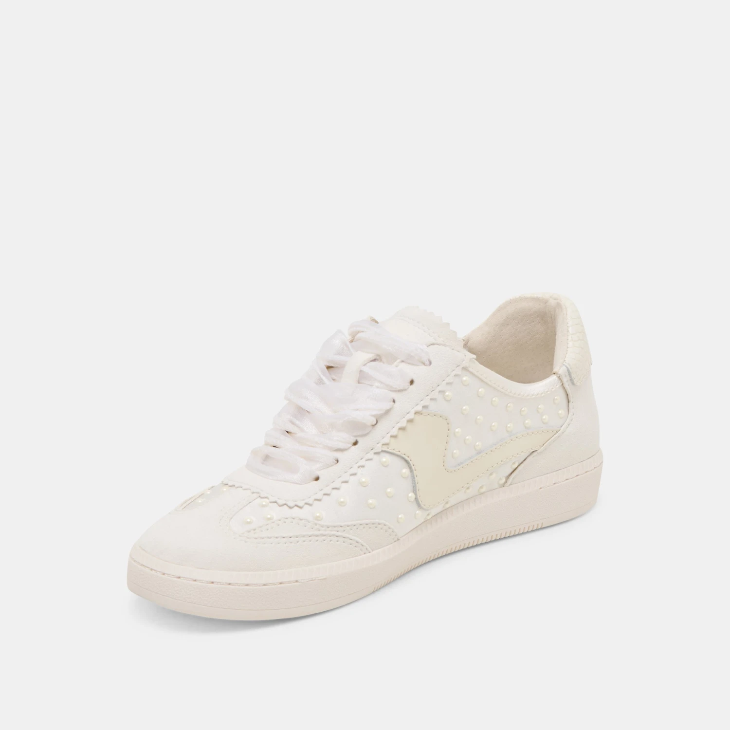 NOTICE PEARL SNEAKERS OFF WHITE SATIN(Notice Pearl Sneakers Off White Satin) 6 NOTICE PEARL SNEAKERS OFF WHITE SATIN(Notice Pearl Sneakers Off White Satin) - Image 6