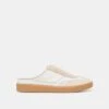 NOTICE SLIDE SNEAKERS IVORY MULTI SUEDE(Notice Slide Sneakers Ivory Multi Suede)
