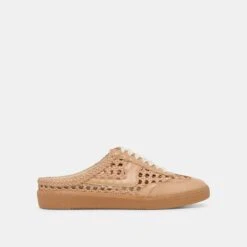 NOTICE SLIDE WOVEN SNEAKERS CAFE WOVEN STELLA(Notice Slide Woven Sneakers Cafe Woven Stella)