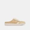 NOTICE SLIDE WOVEN SNEAKERS LT NATURAL WOVEN RAFFIA(Notice Slide Woven Sneakers Lt Natural Woven Raffia)