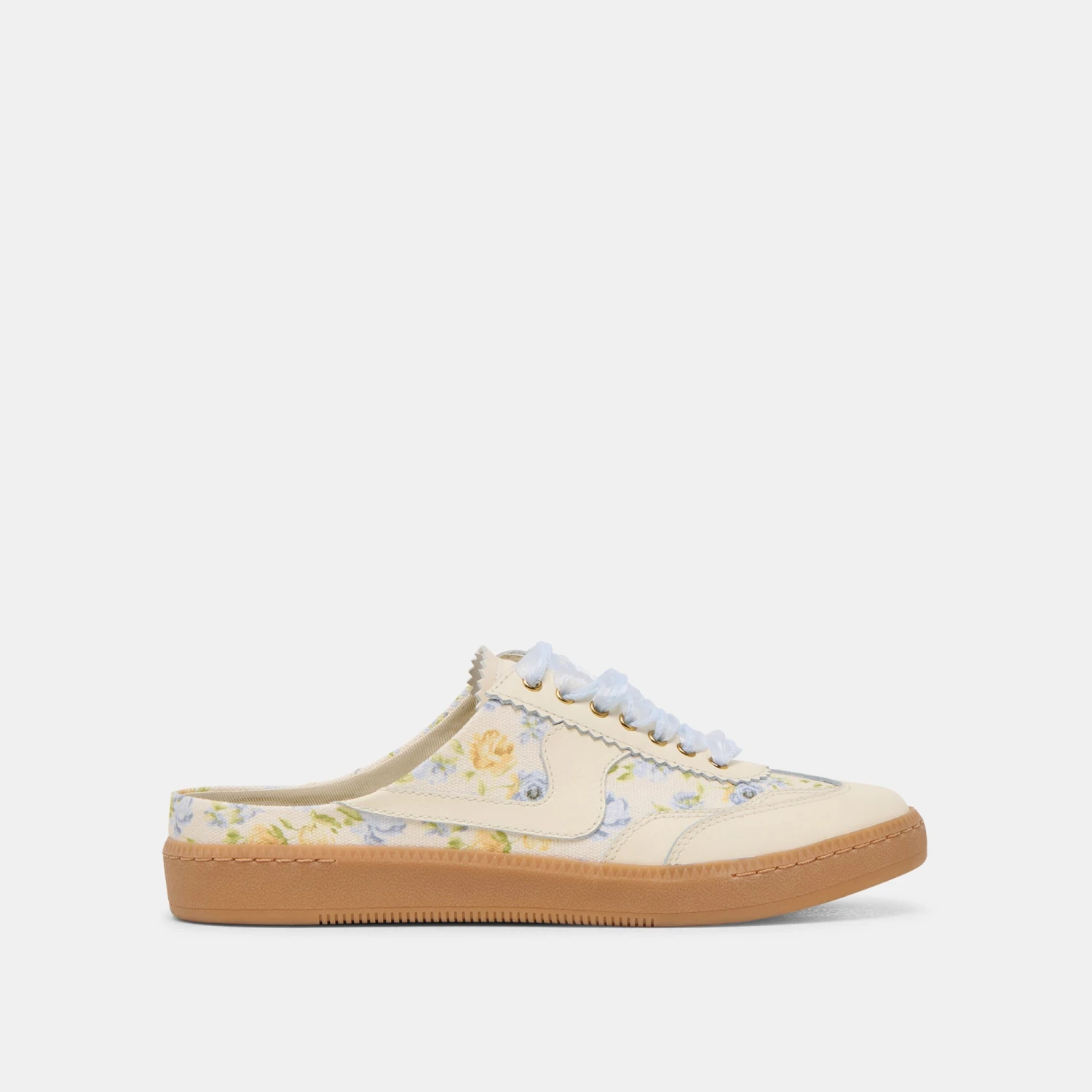 NOTICE SLIDE SNEAKERS BLUE FLORAL LEATHER(Notice Slide Sneakers Blue Floral Leather) 1 NOTICE SLIDE SNEAKERS BLUE FLORAL LEATHER(Notice Slide Sneakers Blue Floral Leather)