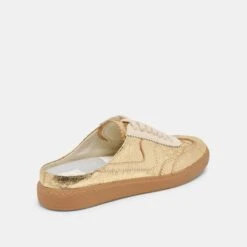 NOTICE SLIDE SNEAKERS GOLD DISTRESSED LEATHER(Notice Slide Sneakers Gold Distressed Leather) -Dolce Vita Shop DOLCEVITA SNEAKERS NOTICESLIDE GOLDDISTRESSEDLEATHER 03