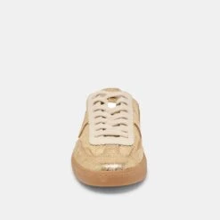NOTICE SLIDE SNEAKERS GOLD DISTRESSED LEATHER(Notice Slide Sneakers Gold Distressed Leather) -Dolce Vita Shop DOLCEVITA SNEAKERS NOTICESLIDE GOLDDISTRESSEDLEATHER 04