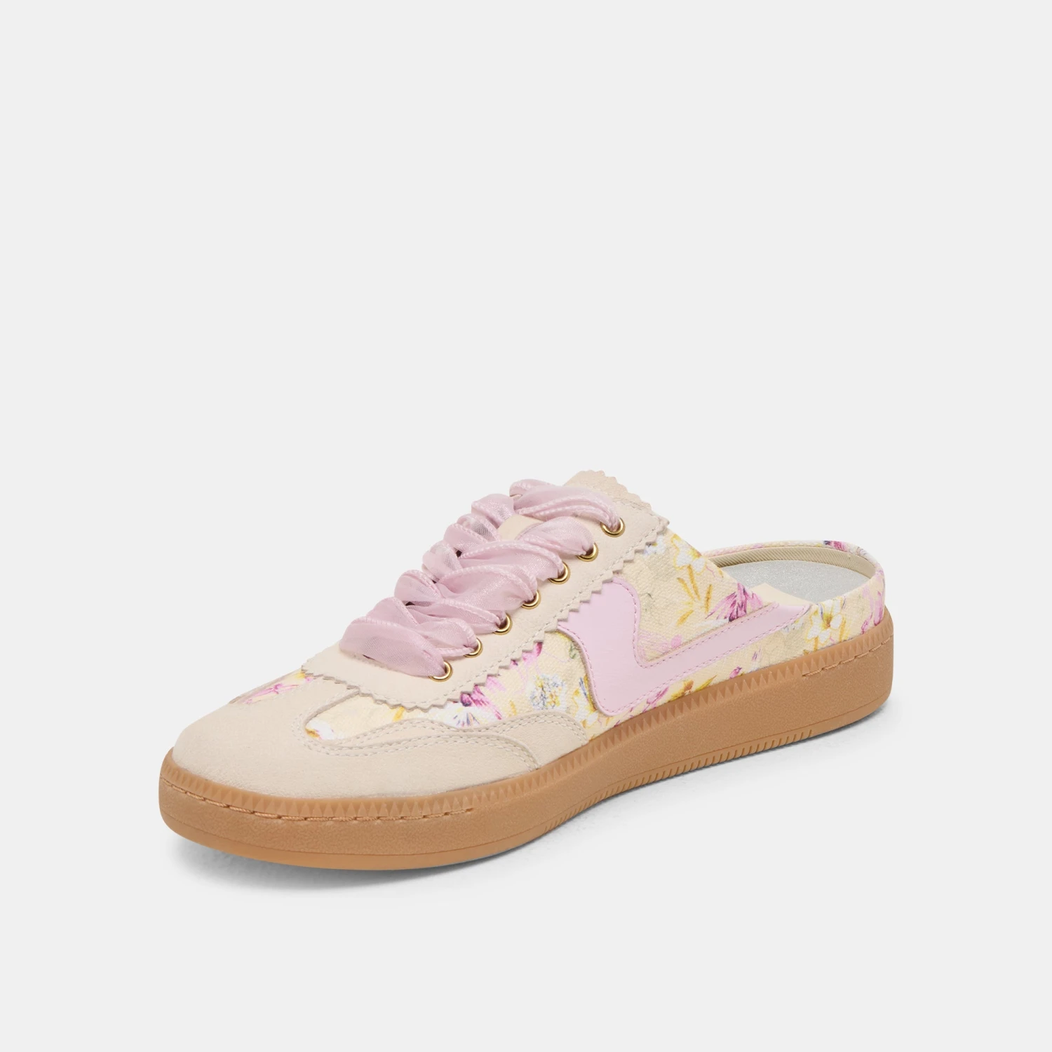 NOTICE SLIDE SNEAKERS PURPLE FLORAL LEATHER(Notice Slide Sneakers Purple Floral Leather) 5 NOTICE SLIDE SNEAKERS PURPLE FLORAL LEATHER(Notice Slide Sneakers Purple Floral Leather) - Image 5